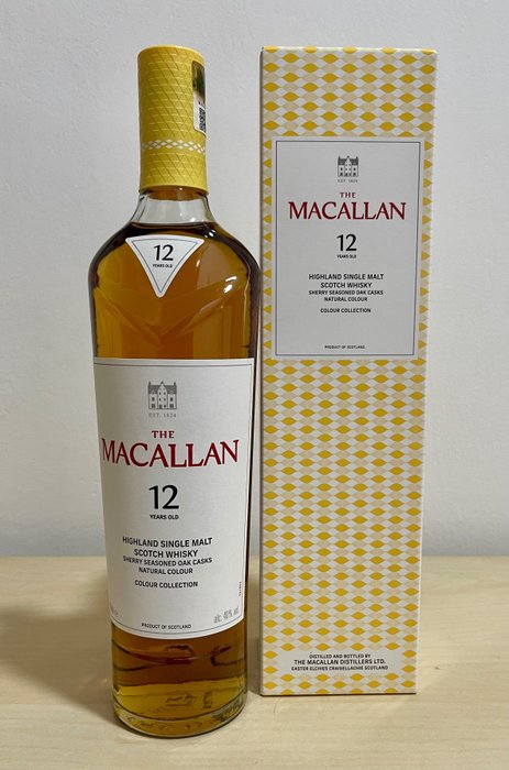 Macallan 12 years old - Colour Collection - Original bottling  - 700 ml 