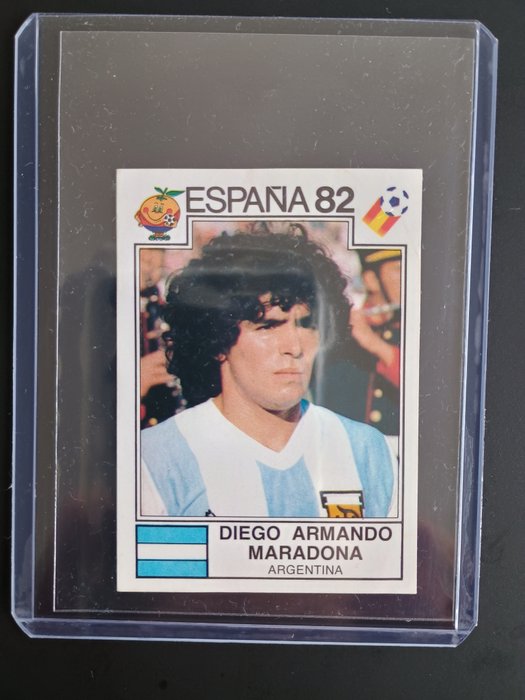 Panini - WC Espagńa 82 - Oryginalna luźna naklejka Panini Maradona Worl Cup Rookie Sticker # 176 - 1982