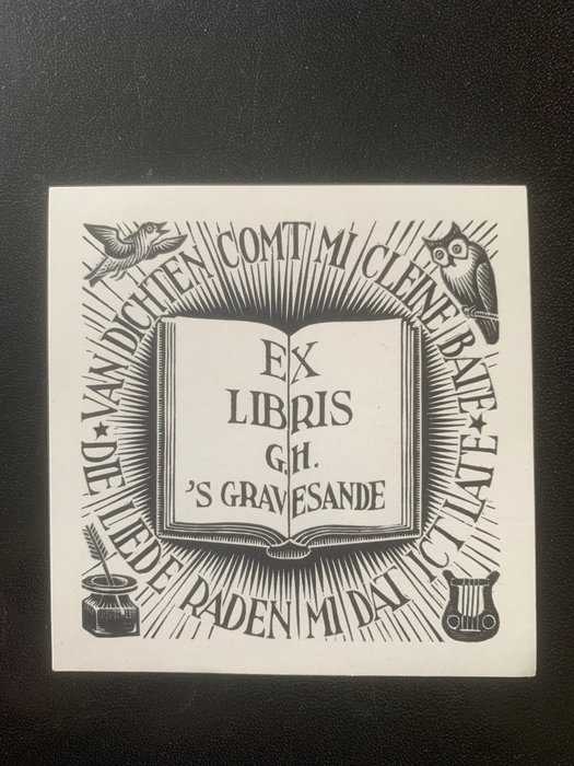 M.C. Escher - Ex-Libris voor G.H. 's Gravesande - M.C. Escher - 藏书票 
