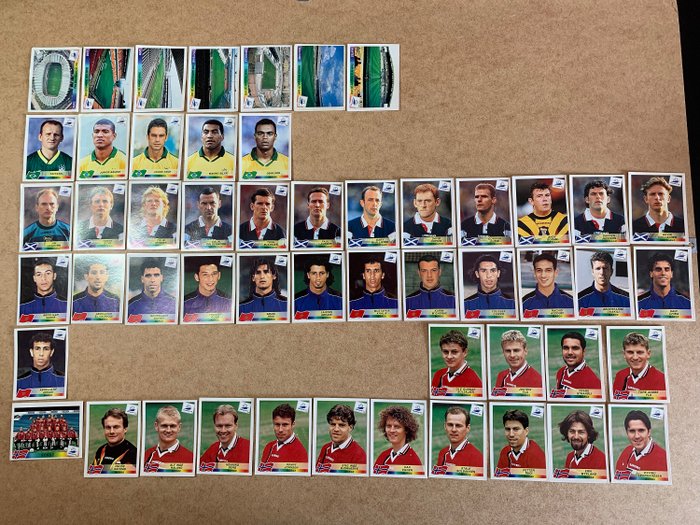 Panini - World Cup France 98 - All different - 283 Loose stickers