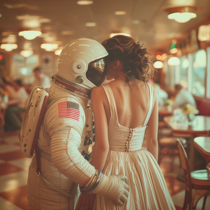 Rudy Barret - Diner on the Moon