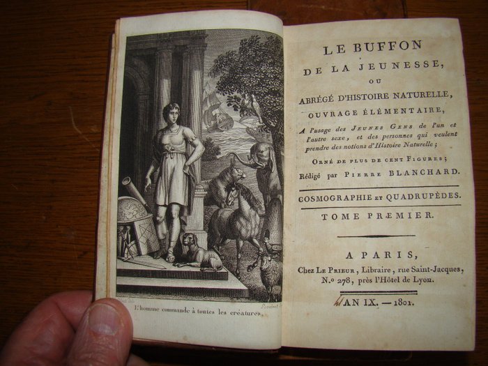 Pierre Blanchard - Le Buffon de la jeunesse - 1801