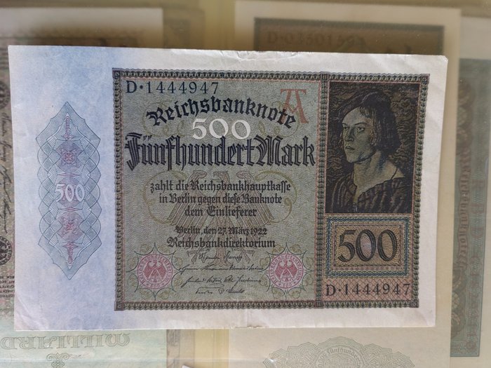 Tyskland. - 86 banknotes - various dates  (Utan reservationspris)