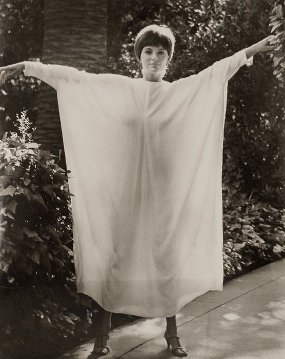Pierluigi Praturlon - Jacqueline Bisset in a see-through dress, 1968