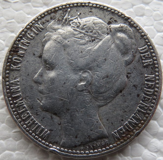 Nederland. Wilhelmina (1890-1948). 1 Gulden 1901  (Zonder Minimumprijs)