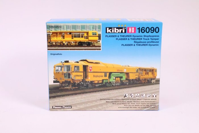 Kibri H0轨 - 16090 - 模型火车拼搭套件 (1) - 施工套件“Plasser & Theurer - Dynamic Stopfexpress”铁路施工机械