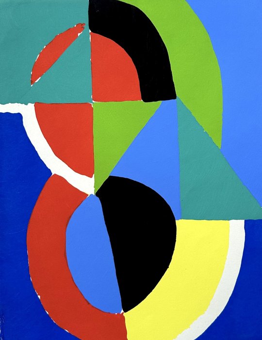 Sonia Delaunay (1885-1979) - Composition géométrique