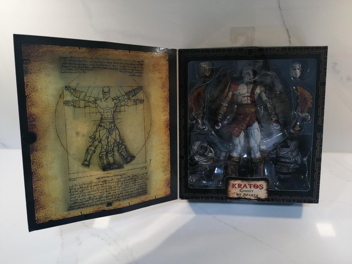 Video game figuur NECA God of War 3, Ultimate Kratos Ghost of Sparta, PS Offcial Licensed Product. Sony Computer