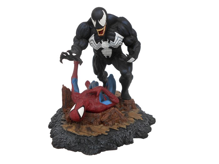 Marvel - Dynamic Forces - Figurine - Spiderman vs Venom - Composite