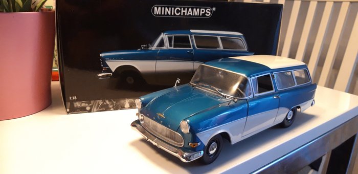 Minichamps 1:18 - Αυτοκίνητο μοντελισμού - Opel - Ρεκόρ P1, Καραβάνι