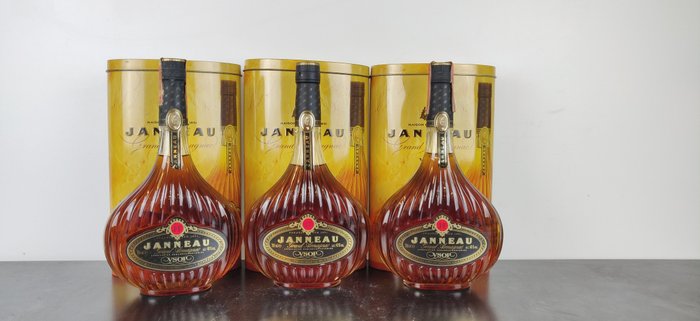 Janneau - Grand Armagnac VSOP  - b. 2000  - 70cl - 3 bouteilles