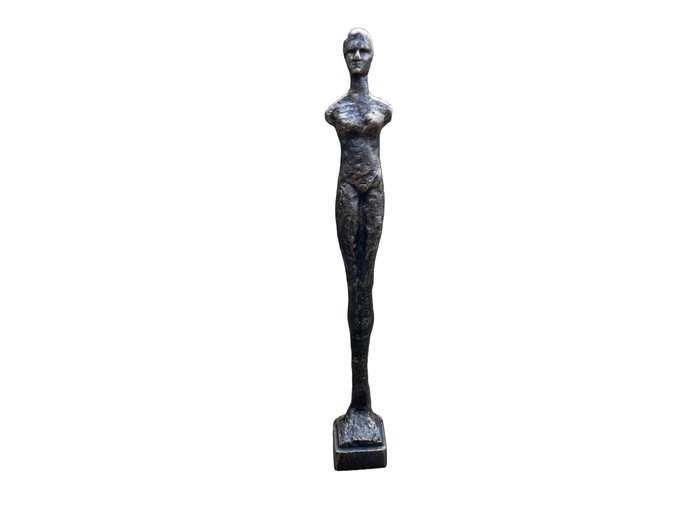 Skulptur, Abstract mensfiguur - 41 cm - Jern (støpt)