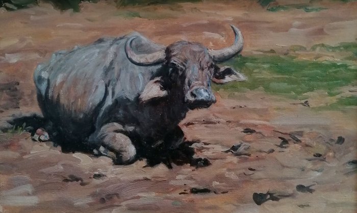 Europese school (XX-XXI) - Rustende buffel