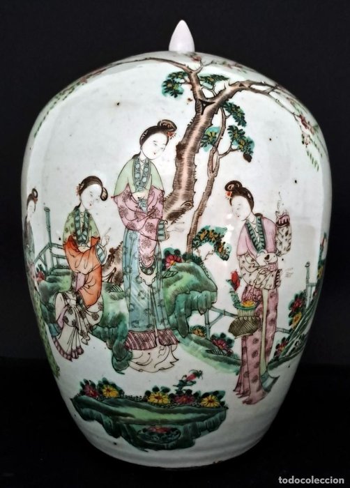Ingefærkrukke - Porcelæn - Kina - Republikperiode (1912-1949)