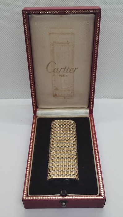 Cartier - 750 Gold No Reserve Price - Zapalniczka - pr. 750 (18-karatowe złoto)