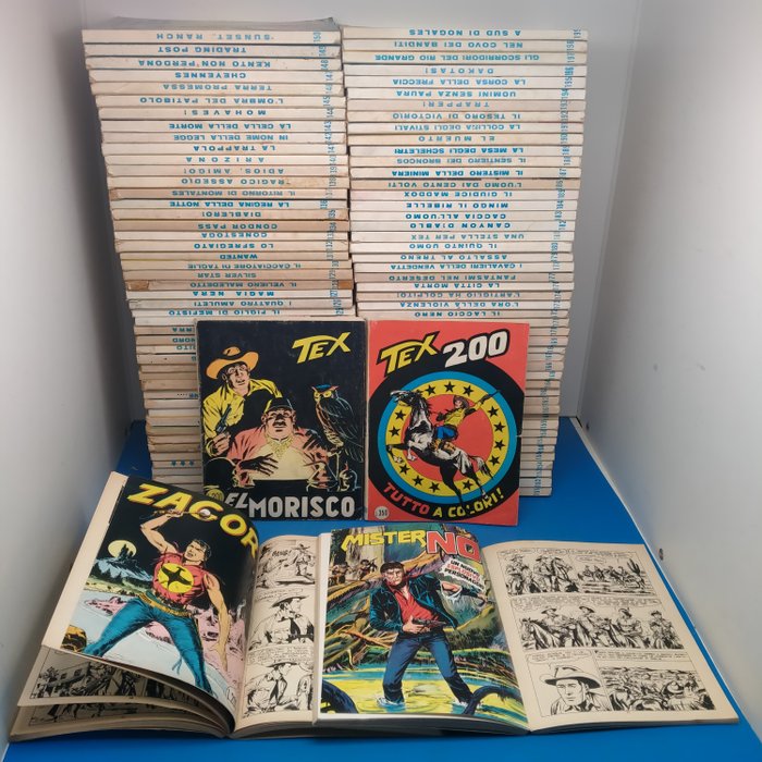 Tex - 101-200/-Con num°200 lire/ Con Poster - 99 Comic collection - Ediții diverse - 1966/1977