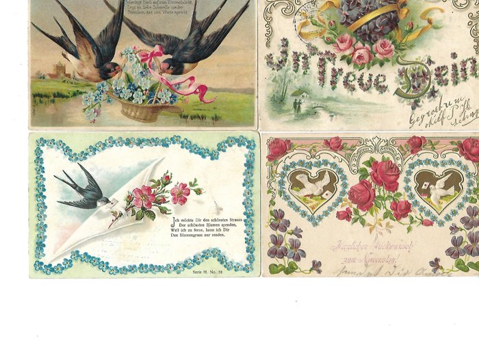 Tyskland - Fantasi - Postkort (58) - 1900-1928