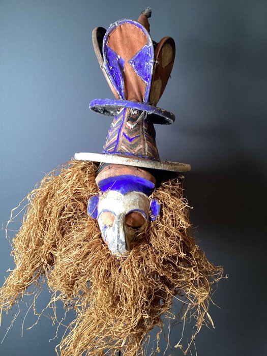 Masque de danse - yaka - Congo  (Sans Prix de Réserve)