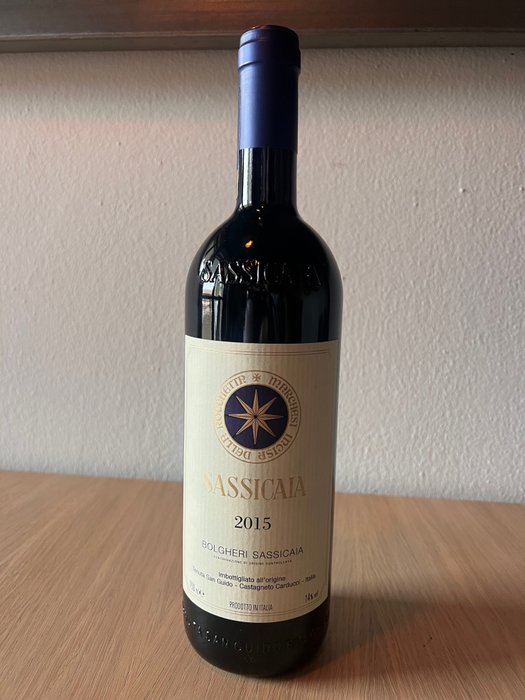 2015 Tenuta San Guido, Sassicaia - Bolgheri DOC - 1 Flaske (0,75Â l)