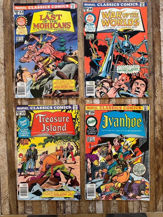 Marvel Classic Comics (1976 series) #9-16 - 8 Comic - 1976