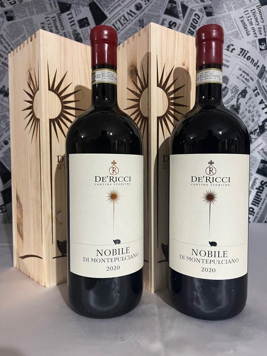 2020 De Ricci “Nobile di Montepulciano” - 托斯卡納 DOCG - 2 馬格南瓶 (1.5L)