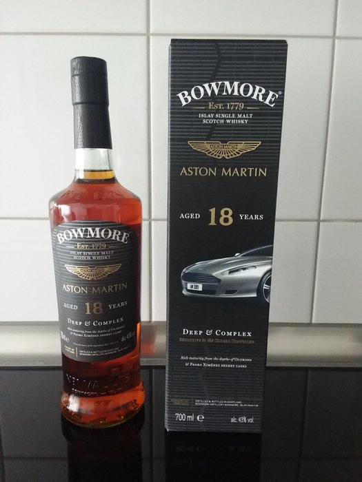 Bowmore 18 years old - Aston Martin Edition 9 - Original bottling  - 700ml