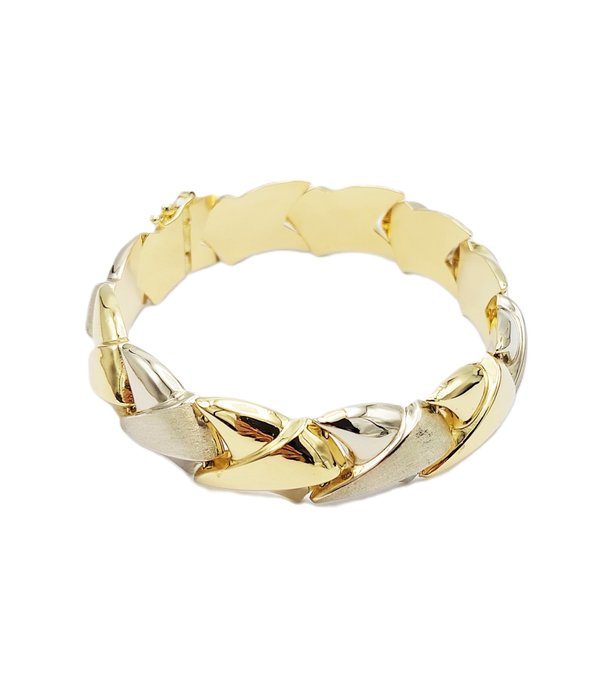 Bracelet - 18 kt. White gold, Yellow gold 