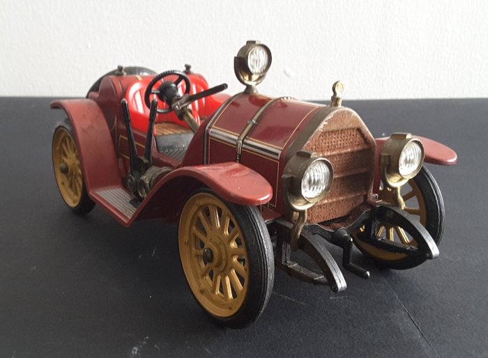 Schuco - 上鏈錫製汽車玩具 Schuco - 1225 - 1/24 - Mercer 35J 型 1913 年第一版工作 - 1980-1989 - 德國
