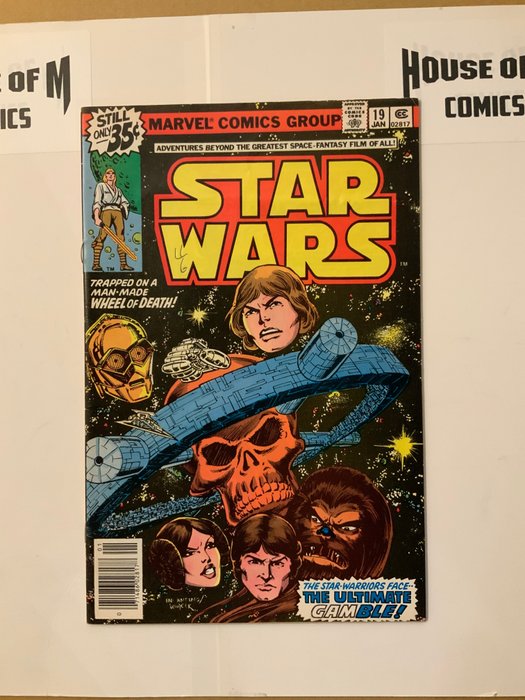 Star Wars (1977 Marvel Series) # 19 No Reserve Price! - Newsstand! - 1 Comic - Pierwsze Wydanie - 1979