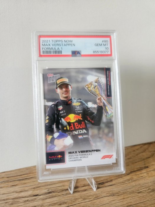 2021 - Topps - Now F1 - Max Verstappen - #80 - 1 Graded card - PSA 10
