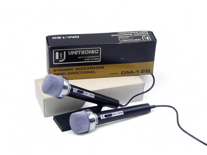 Unitronic - Dinamikus mikrofon Omni -Direkcionális / DM 120 MODELL Dinamikus mikrofon