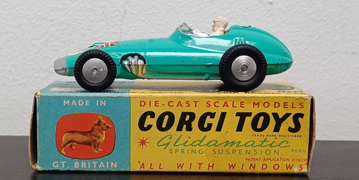 Corgi 1:43 - Model samochodu wyścigowego - n. 125S BRM Formula Grand Prix - Zrobione w Anglii