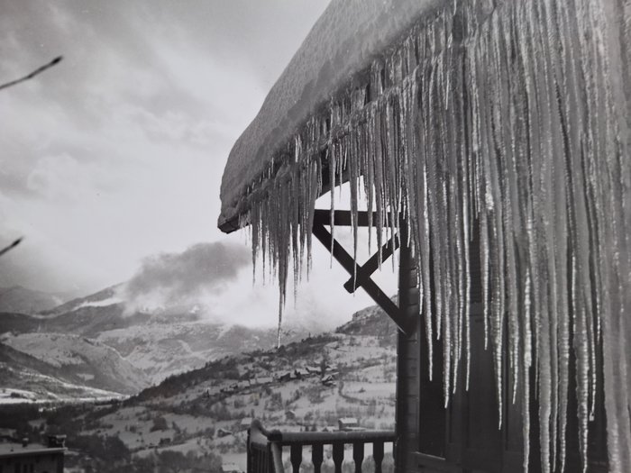 Maurice Bonnel (1923-2019), captioned by himself - Competition for the best photograph, 'Mon Beau Chalet', Briançon 1953