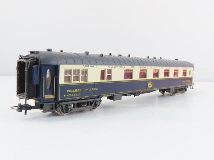Rivarossi H0 - 2485 - Machetă tren transport călători (1) - Vagon de pasageri clasa 1 Pullman, - CIWL