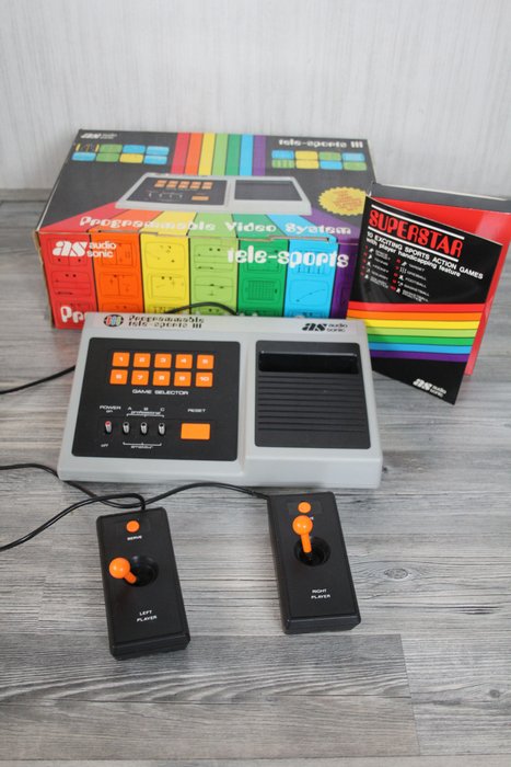Audio Sonic - tele-sports 3, programmable video system - 電子遊戲機 (1) - 帶原裝盒