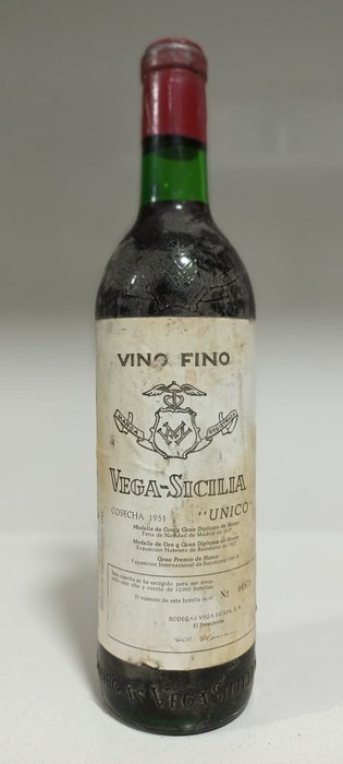 1951 Vega Sicilia, Único - 里貝拉格蘭德爾杜羅 Gran Reserva - 1 Bottle (0.75L)