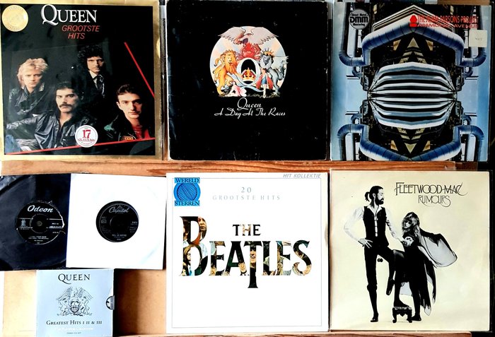 Alan Parsons Project, Beatles & Related, Fleetwood Mac, Queen, Famous Groups mixed lot - Useita taiteilijoita - LP-levy - Eri painatukset (ks. kuvaus) - 1964