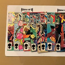 Uncanny X-Men (1963 Series) # 187, 188, 190, 191, 192, 193, 195 & 196 – High Grade! – 8 Comic – Eerste druk – 1984/1985