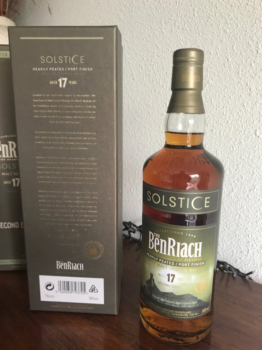 Benriach 17 years old - Solstice - Second Edition - Original bottling  - 70cl