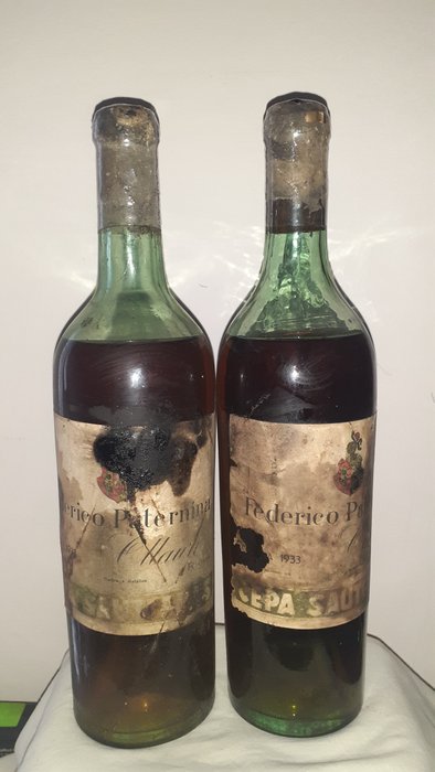 1933 Federico Paternina, Cepa Sauternes - Rioja - 2 Garrafas (0,75 L)