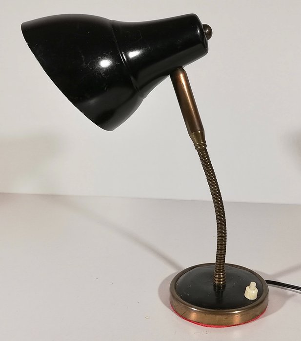 Tafellamp - Aluminium, Messing, Staal