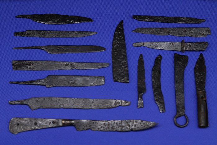 文艺复兴时期 - 15 x 铁柄个人 Knife - 20.5 cm  (没有保留价)