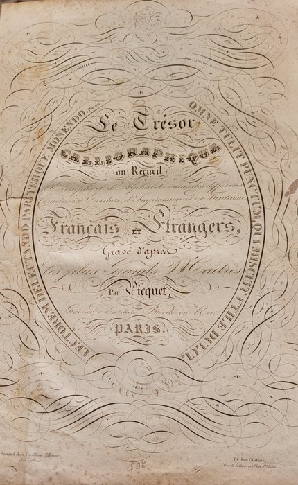 Piquet - Le trésor calligraphique - 1842