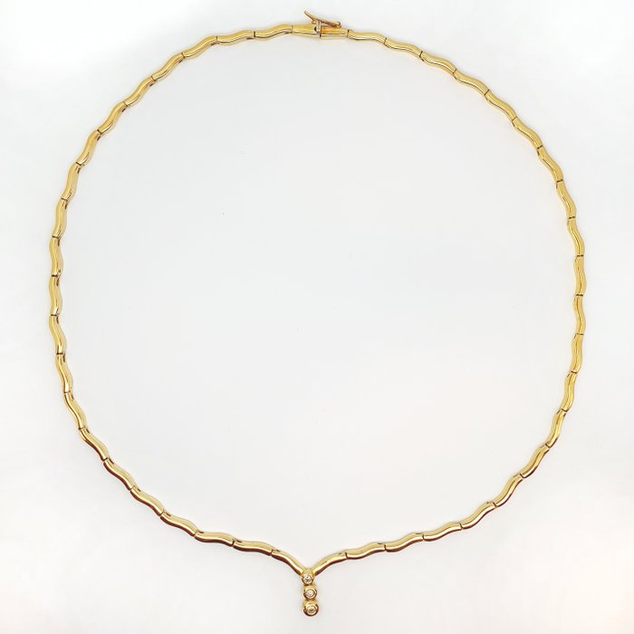 Halskette - 18 kt Gelbgold 
