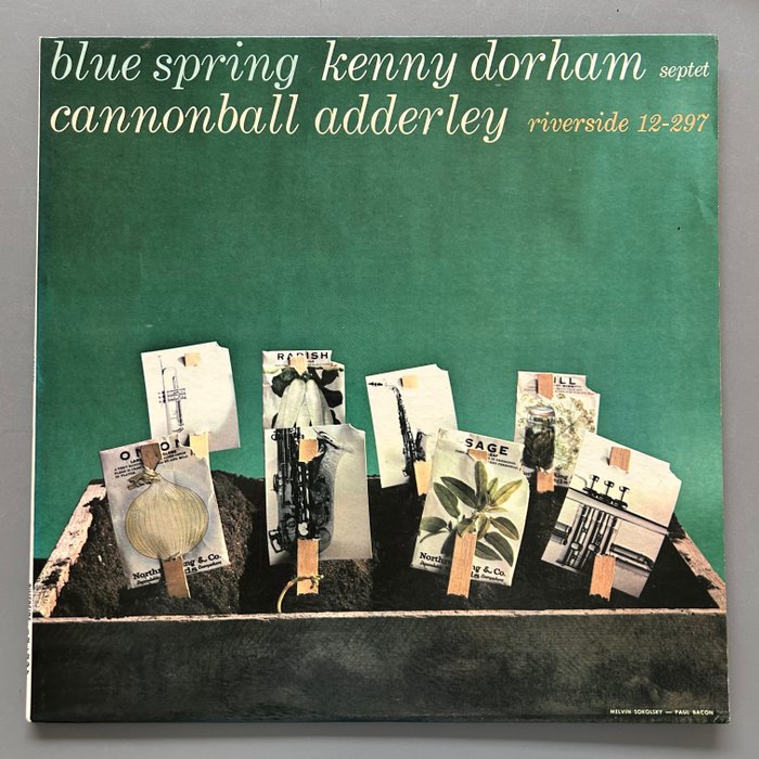 Kenny Dorham & Cannonball Adderley - Blue Spring (1st mono pressing) - Single vinylplade - 1. monopresning - 1959