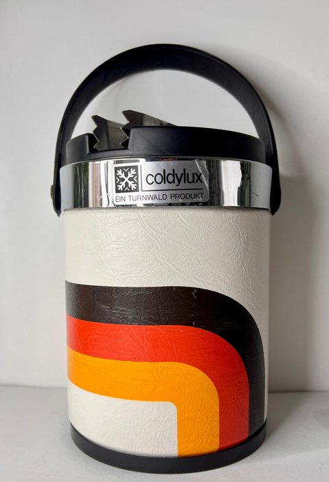 Space Age Vintage COLDYLUX - Turnwald Collection, German flag - Eiskübel - Plastik