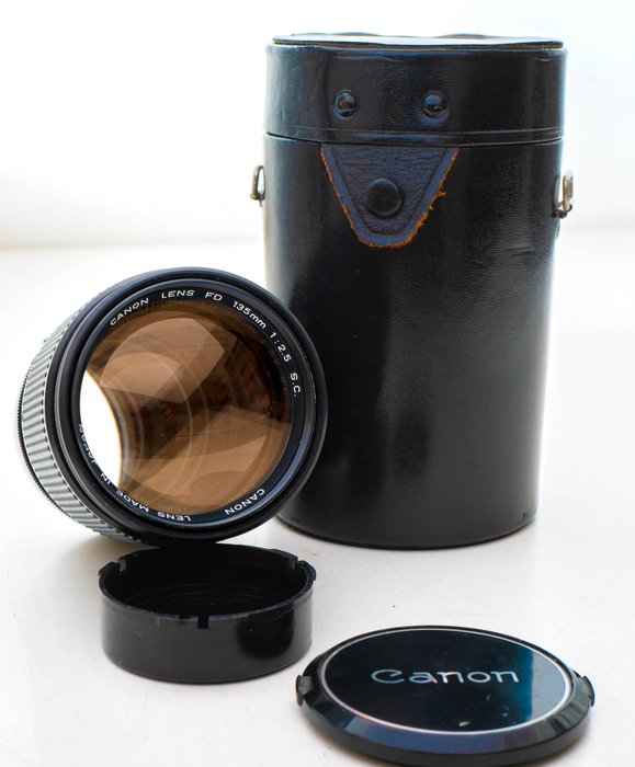 Canon FD 2,5/135mm S.C. with case like new | 遠攝鏡頭