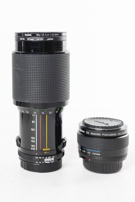 Vivitar Series 1 70-210mm f3,5 + 2x Macro focusing teleconverter for Nikon Zoom-objektiivi