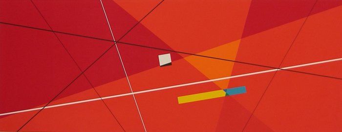 Luigi Veronesi (1908-1998) - composizione arancio