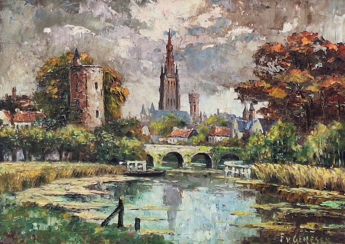 Frans Van Genesen (1887-1945) - Brugge die schone